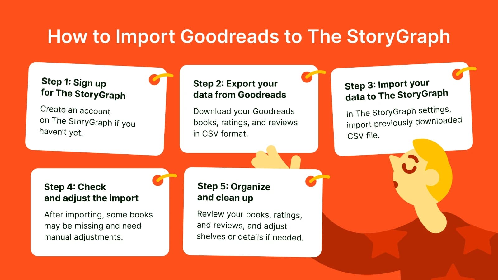 How to Import Your Goodreads Library to StoryGraph (Step by Step)
